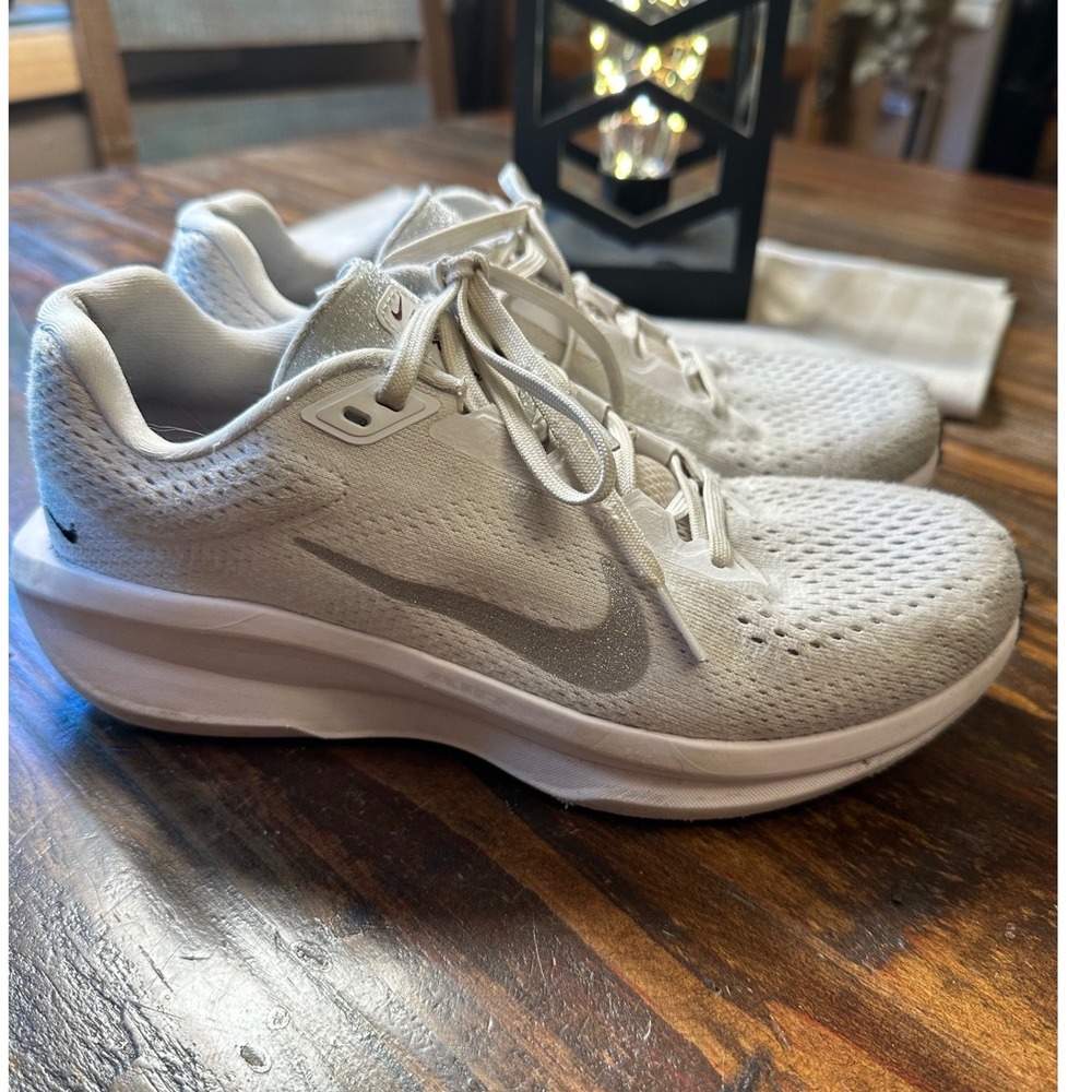 Nike Winflo 11 Womens Running‎ Shoes White Sail Silver HQ3467-190 Size 7.5